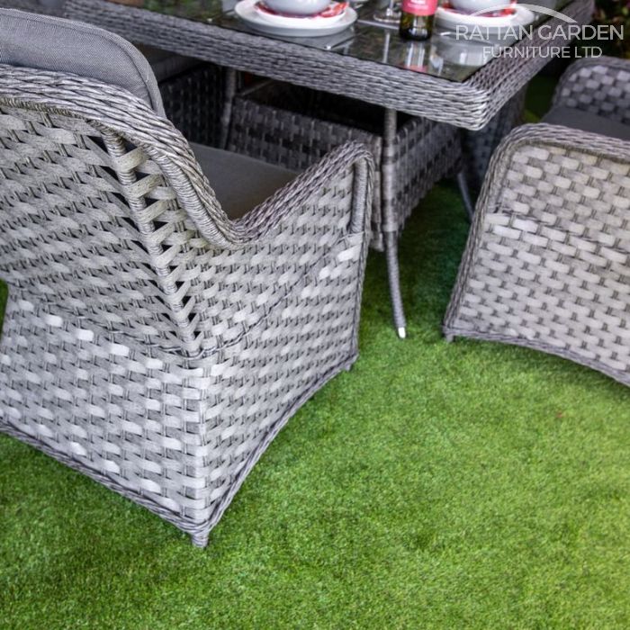 Rattan Serena Vienna Square 4 Seat Dining Set