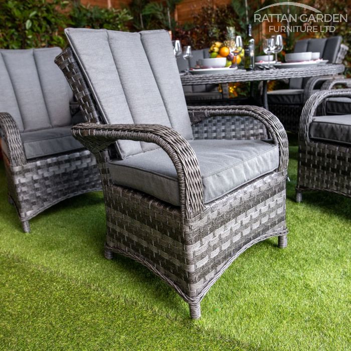 Rattan Serena Tokyo Round 8 Seat Dining Set