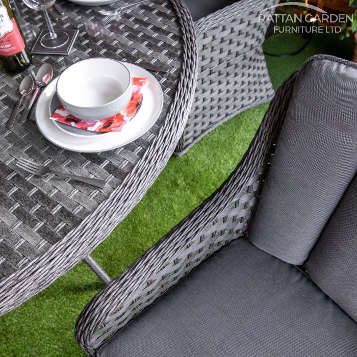 Rattan Serena Vienna Round 6 Seat Dining Set