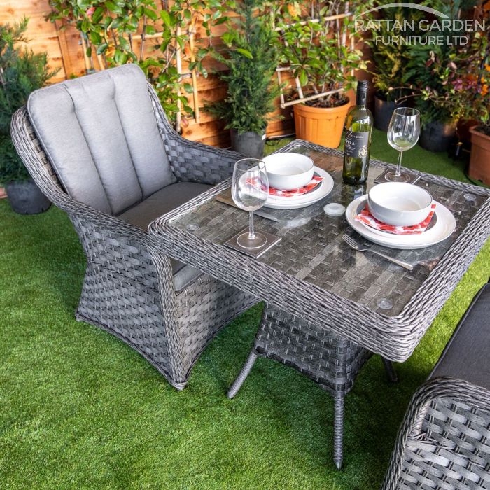 Rattan Serena Vienna Square Bistro Set