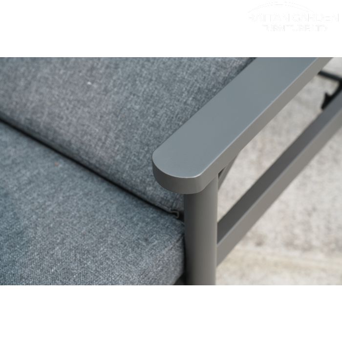 Brabazon Aluminium Sun Lounger with Side Table