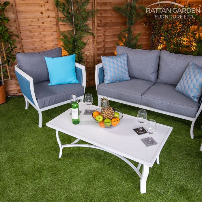 Rattan Lamia 4 Seat 4 Piece Rattan Sofa Set With Coffee Table