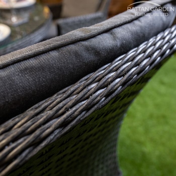 Rattan Serena Paris Round 4 Seat Fire Pit Set