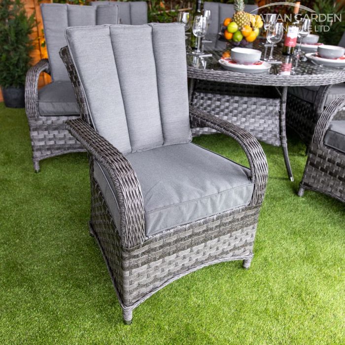 Rattan Serena Tokyo Round 6 Seat Dining Set