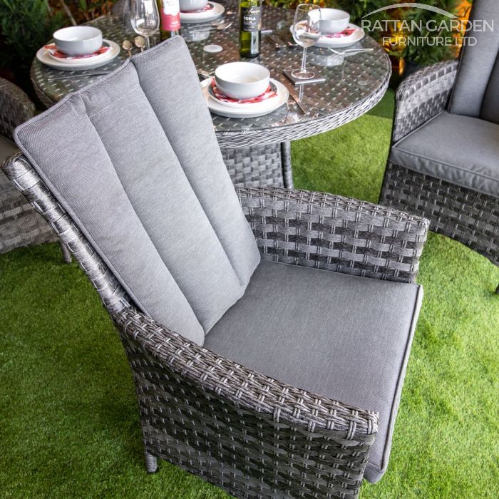 Rattan Serena Atlanta Round 4 Seat Dining Set
