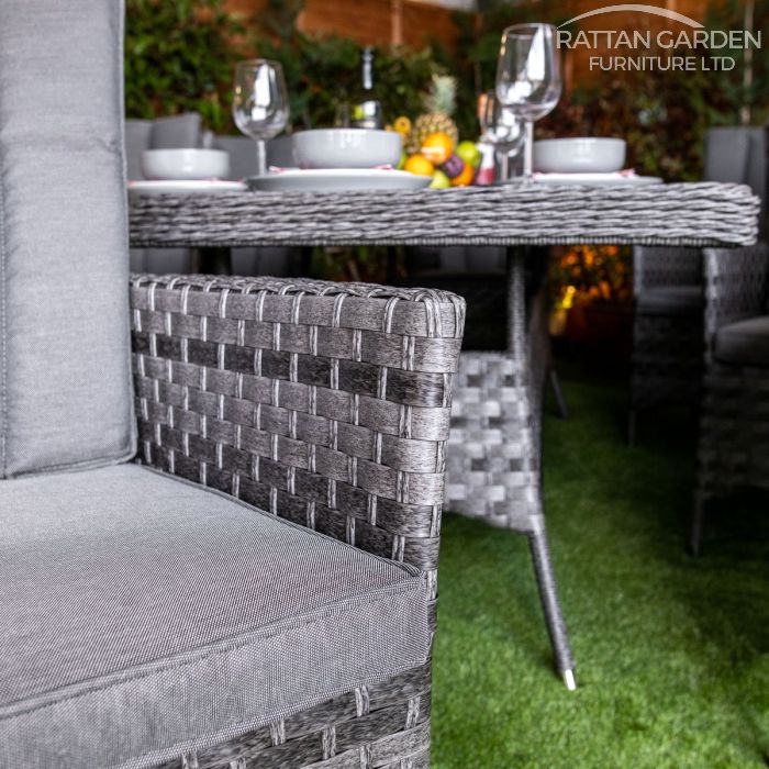 Rattan Serena Atlanta Rectangular 8 Seat Dining Set