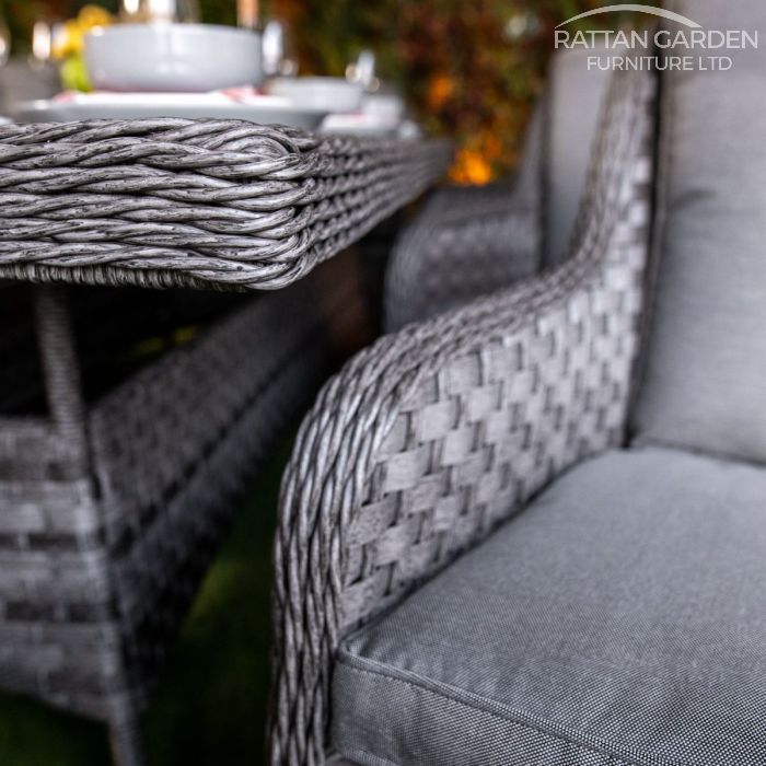 Rattan Serena Vienna Rectangular 8 Seat Dining Set