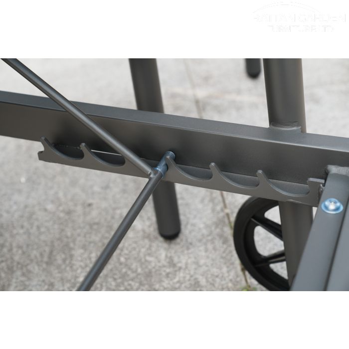 Brabazon Aluminium Sun Lounger with Side Table