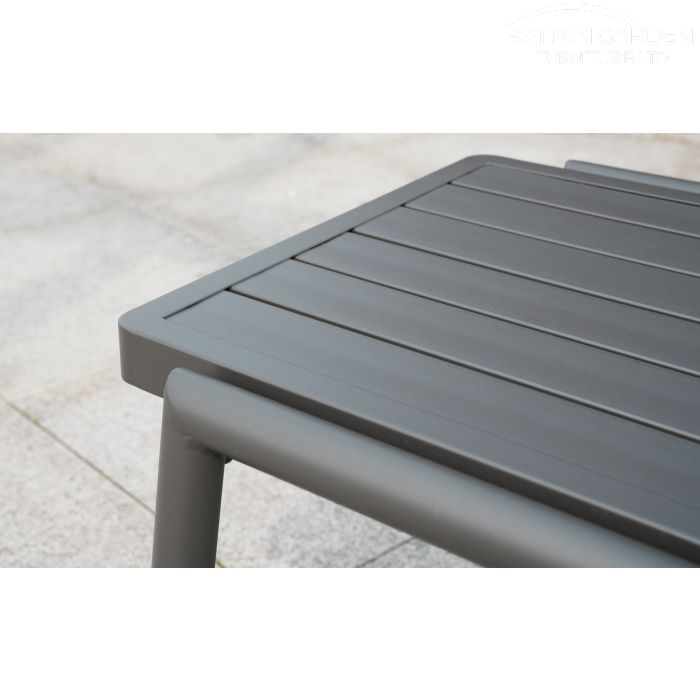 Brabazon Aluminium Sun Lounger with Side Table