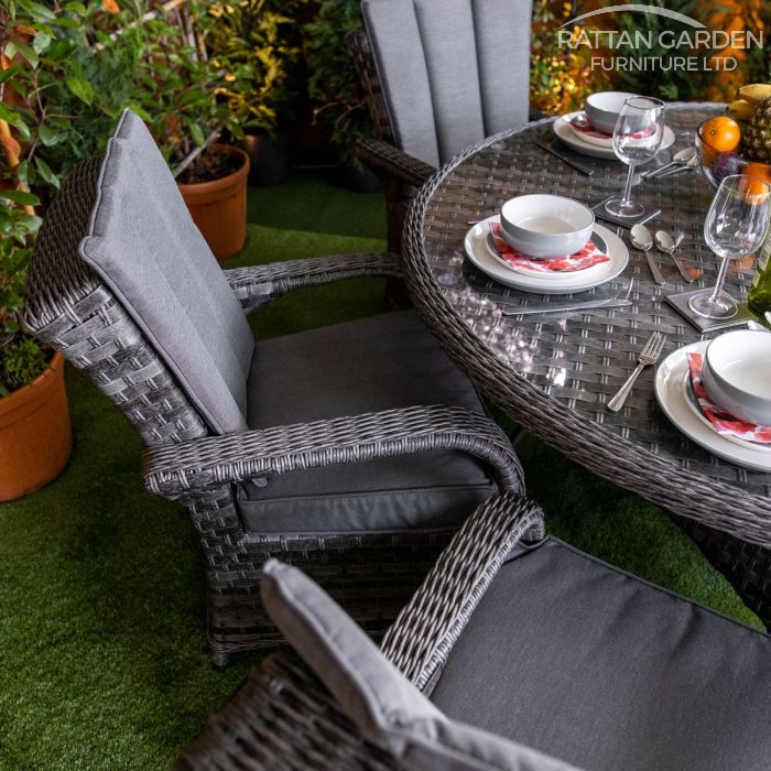 Rattan Serena Tokyo Round 6 Seat Dining Set
