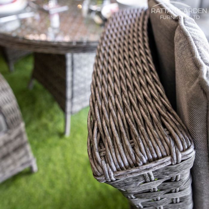 Rattan Serena Tokyo Round 4 Seat Dining Set