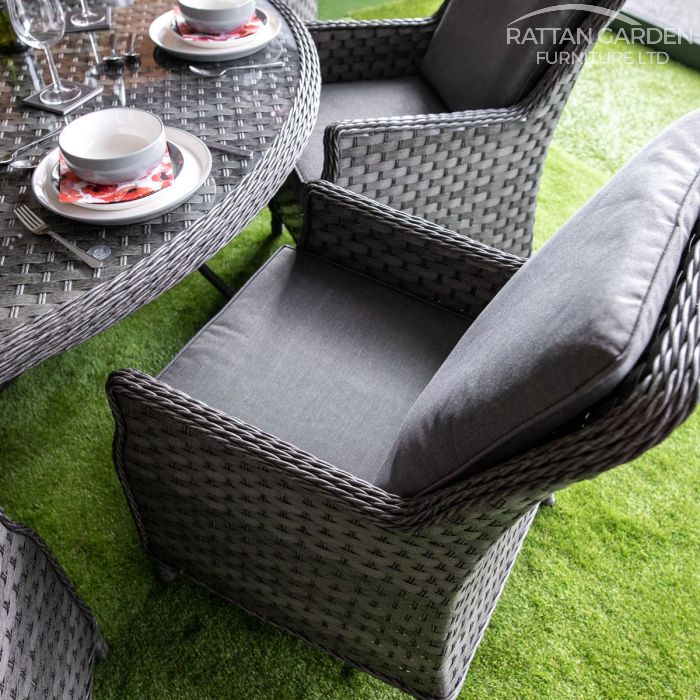 Rattan Serena Paris Round 8 Seat Dining Set
