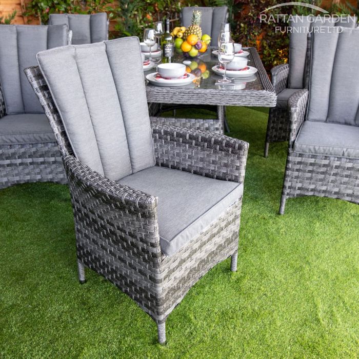 Rattan Serena Atlanta Rectangular 6 Seat Dining Set
