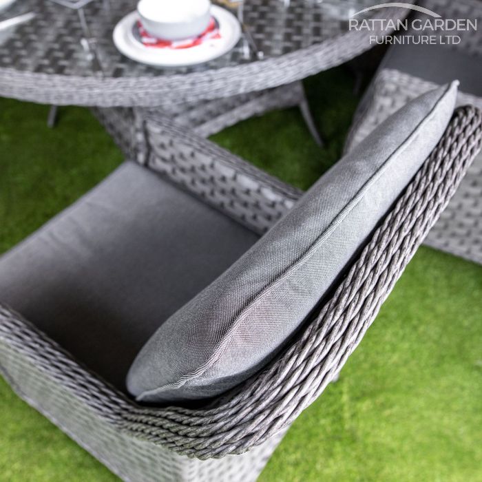 Rattan Serena Paris Round 6 Seat Dining Set