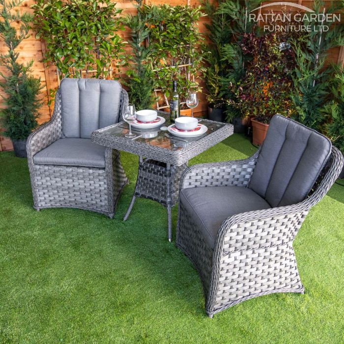 Rattan Serena Vienna Square Bistro Set