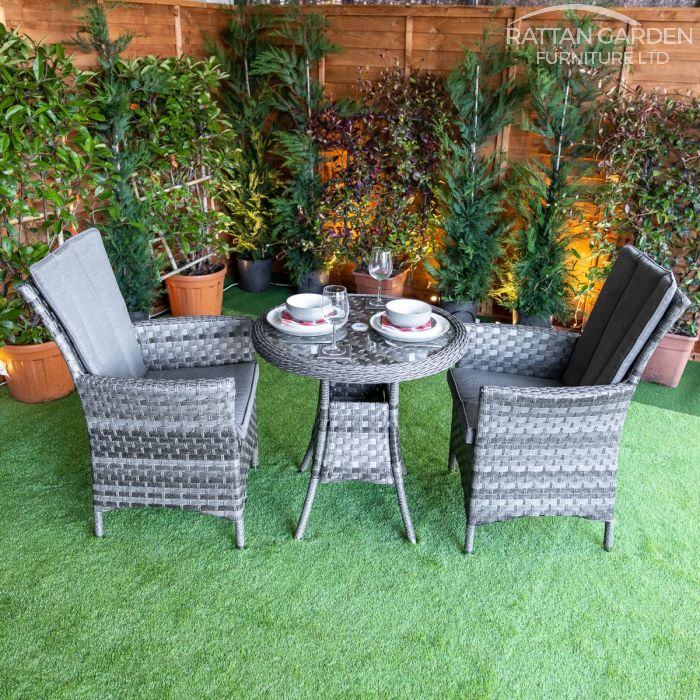 Rattan Serena Atlanta Round Bistro Set