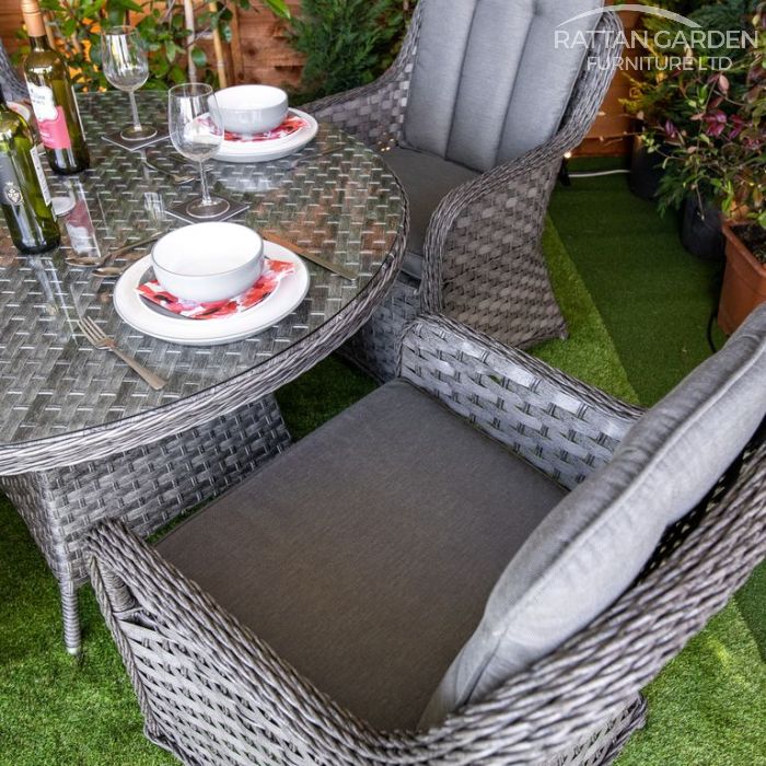 Rattan Serena Vienna Round 4 Seat Dining Set