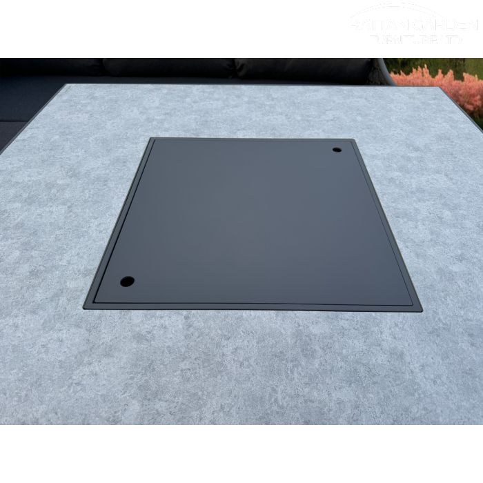 Annabelle Rope Grey 9 Seater Fire Pit Set