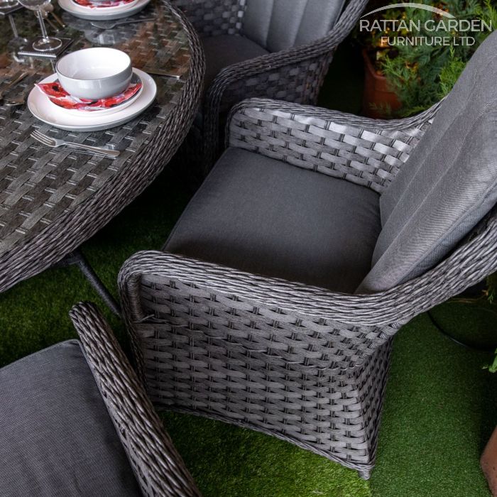 Rattan Serena Vienna Round 8 Seat Dining Set