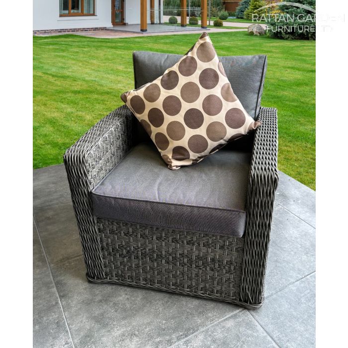 Serena Chichester 5 Seat 6 Piece Rising Table Rattan Sofa Set