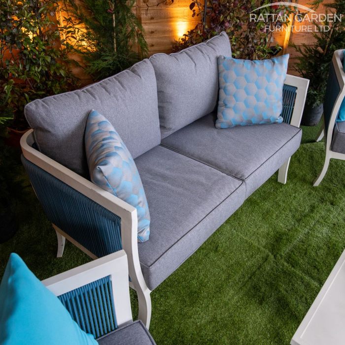 Rattan Lamia 4 Seat 4 Piece Rattan Sofa Set With Coffee Table