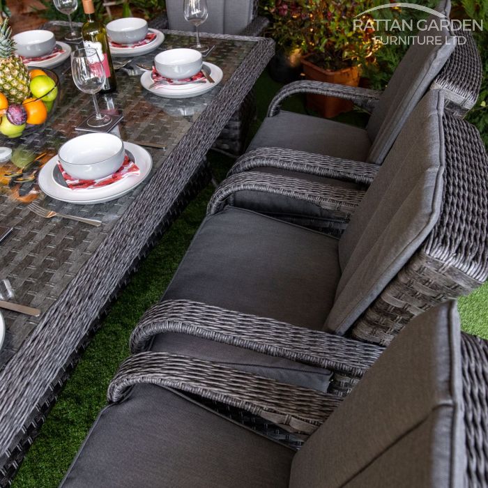Rattan Serena Tokyo Rectangular 8 Seat Dining Set