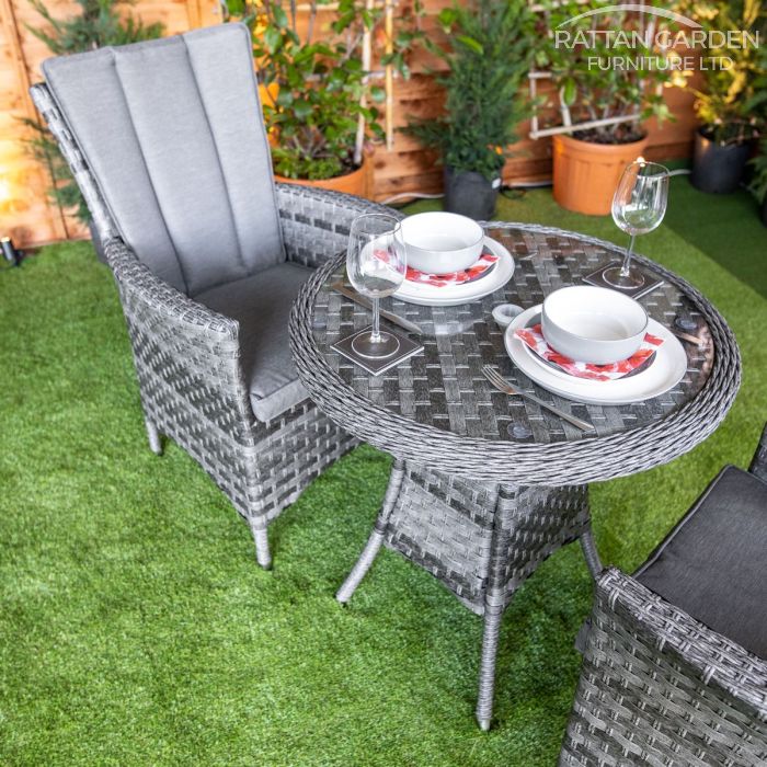 Rattan Serena Atlanta Round Bistro Set
