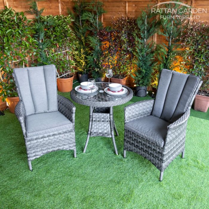 Rattan Serena Atlanta Round Bistro Set
