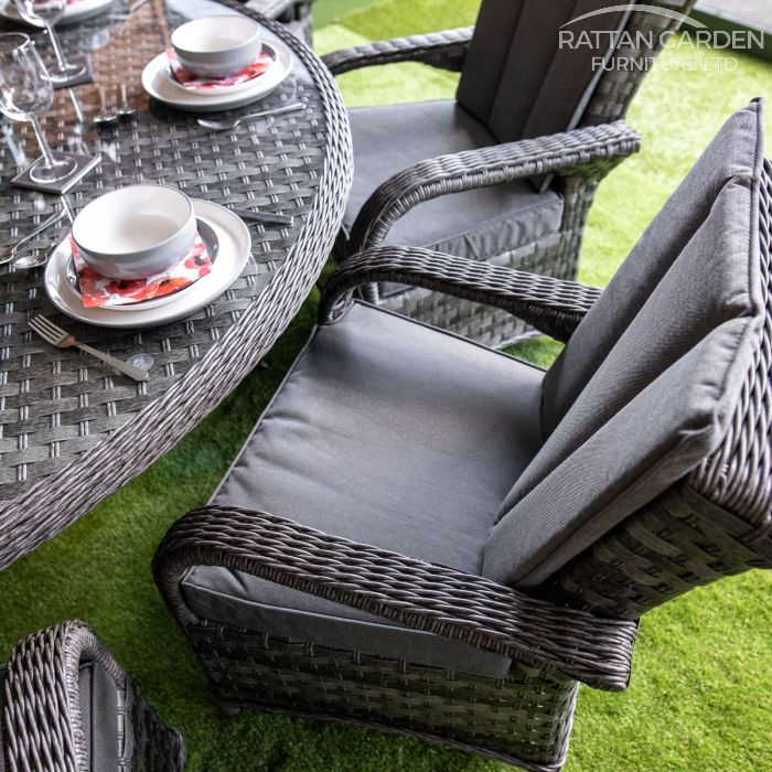 Rattan Serena Tokyo Round 8 Seat Dining Set