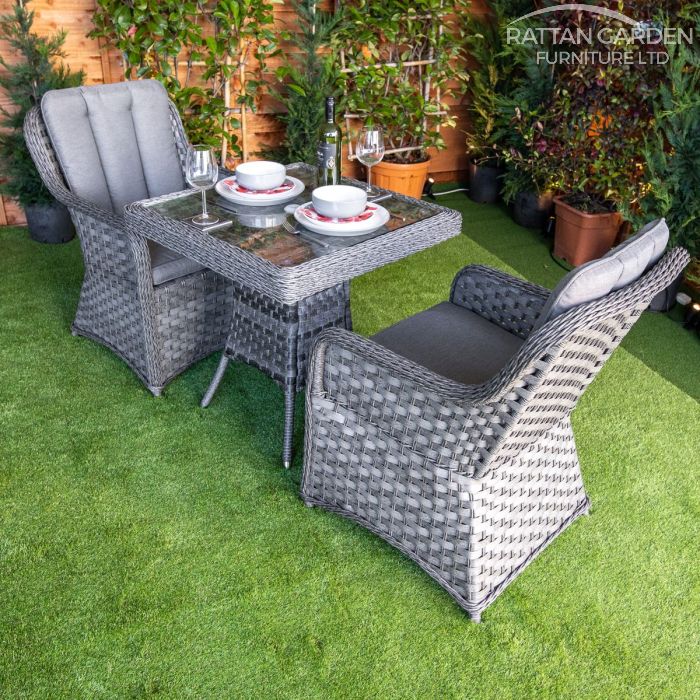 Rattan Serena Vienna Square Bistro Set