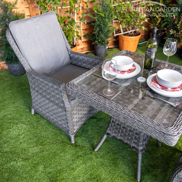 Rattan Serena Paris Square Bistro Set