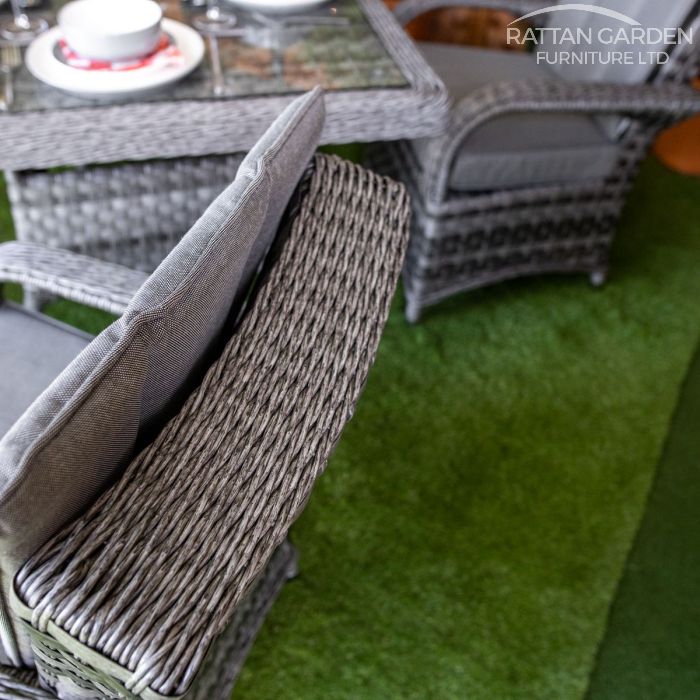 Rattan Serena Tokyo Square 4 Seat Dining Set
