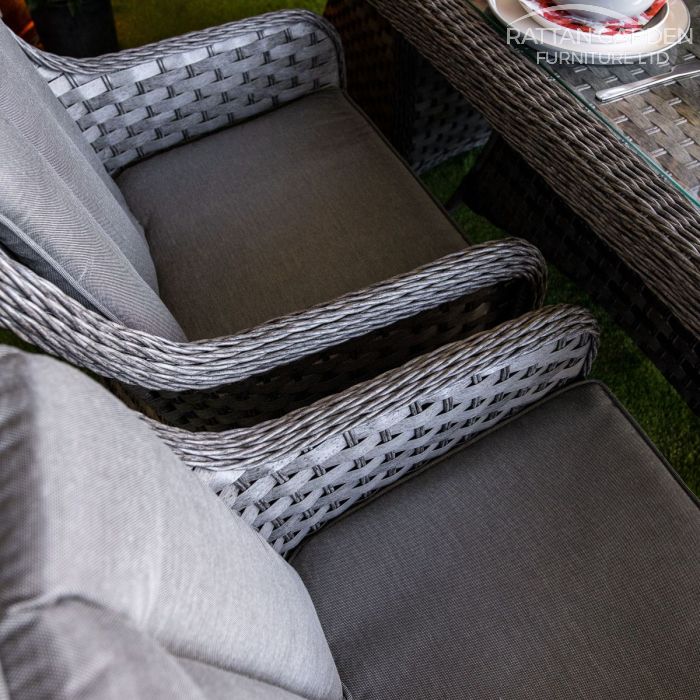 Rattan Serena Vienna Rectangular 6 Seat Dining Set