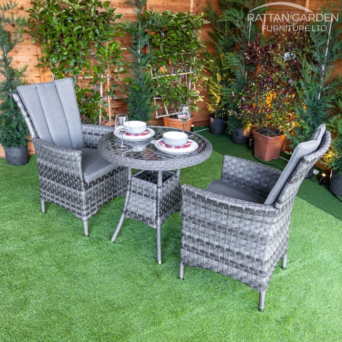 Rattan Serena Atlanta Round Bistro Set