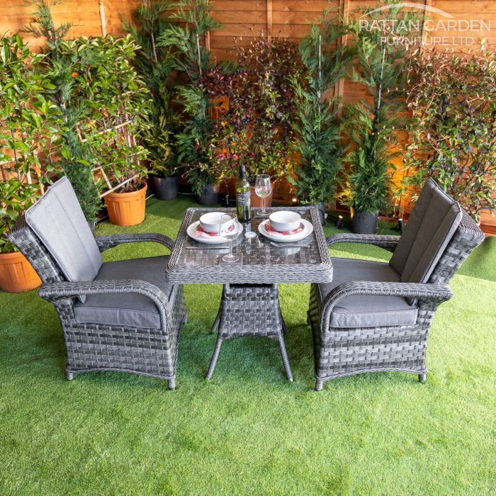 Serena Tokyo Square Rattan Bistro Set