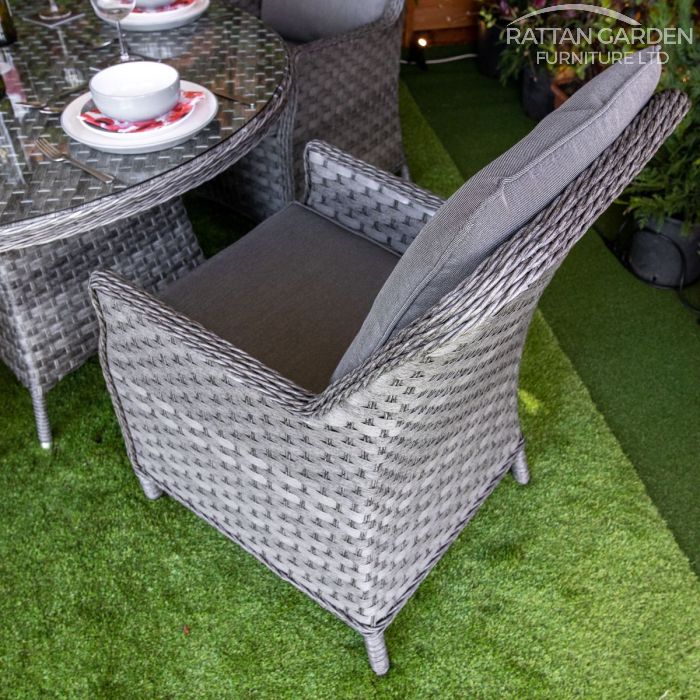 Rattan Serena Paris Round 4 Seat Dining Set