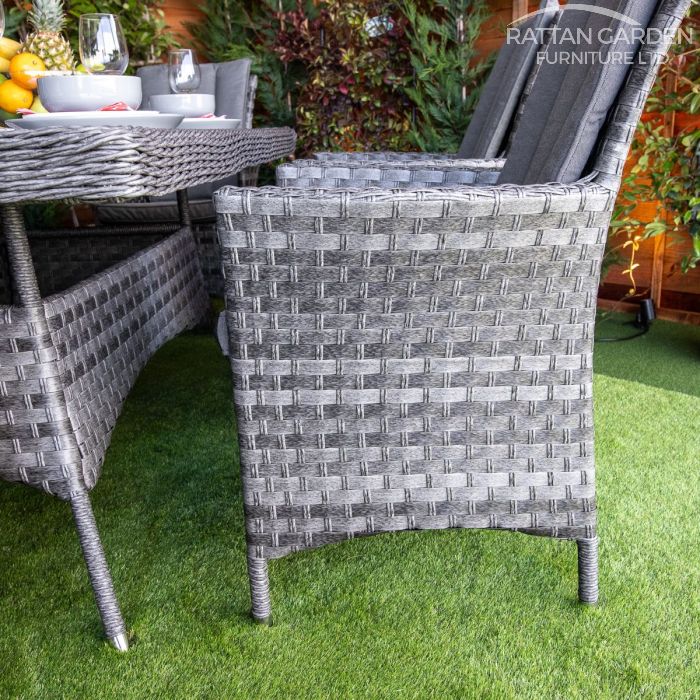 Rattan Serena Atlanta Rectangular 6 Seat Dining Set