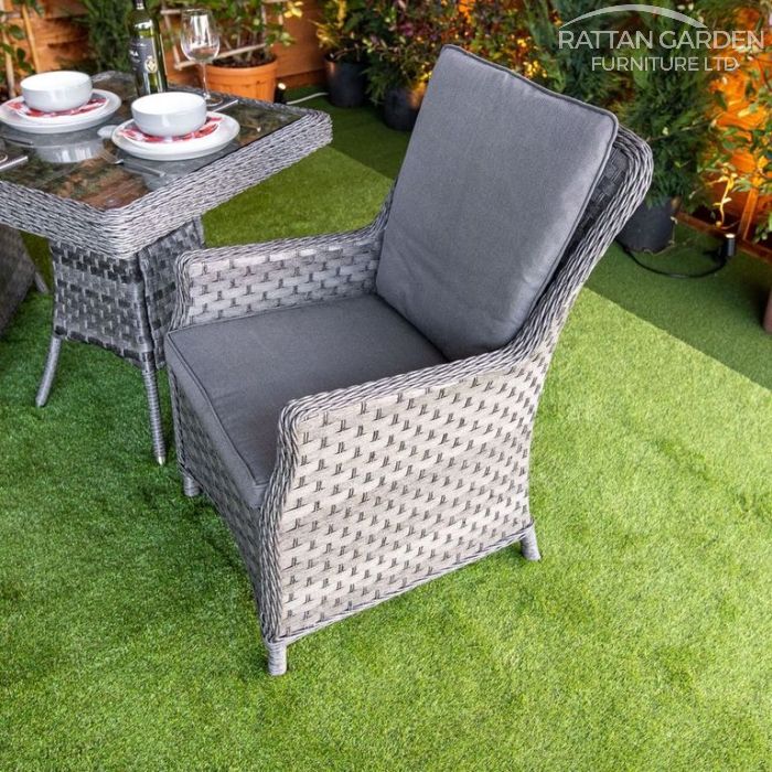 Rattan Serena Paris Square Bistro Set