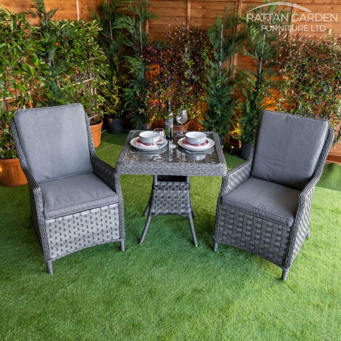 Rattan Serena Paris Square Bistro Set