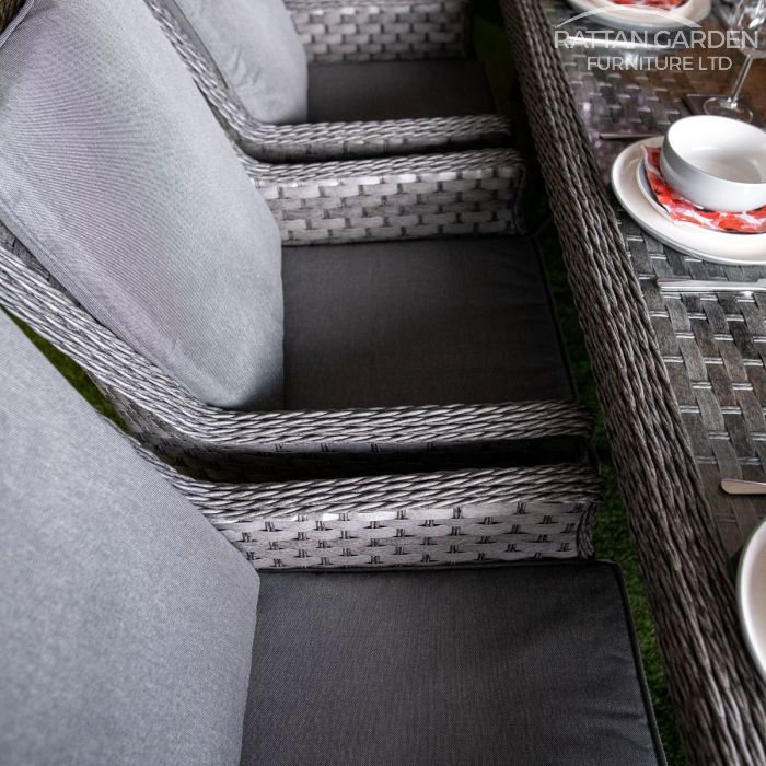 Rattan Serena Paris Rectangular 8 Seat Dining Set