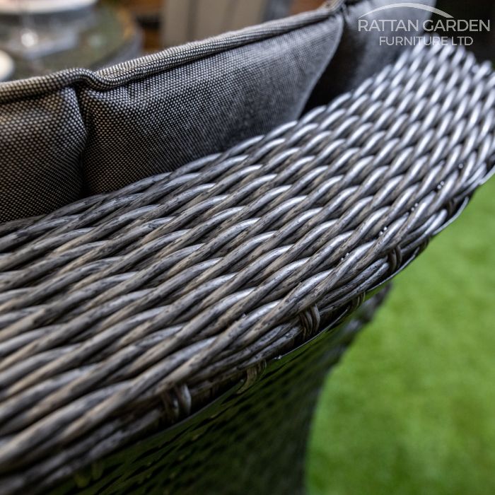 Rattan Serena Tokyo Round 4 Seat Fire Pit Set