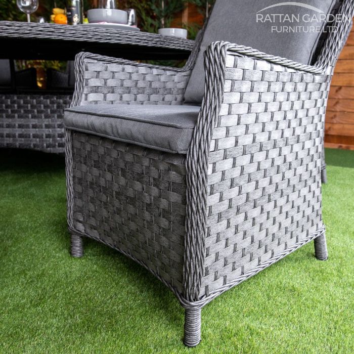 Rattan Serena Paris Round 8 Seat Dining Set