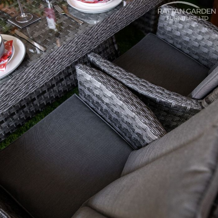 Rattan Serena Atlanta Rectangular 8 Seat Dining Set