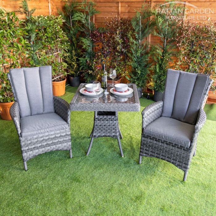 Rattan Serena Atlanta Square Bistro Set