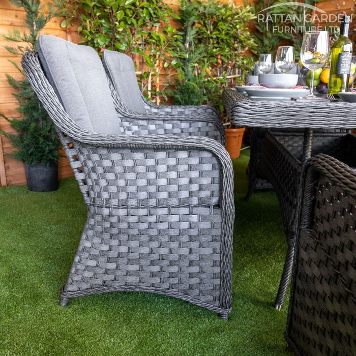Rattan Serena Vienna Rectangular 6 Seat Dining Set
