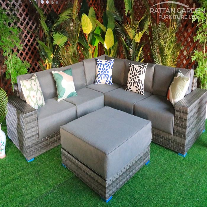 Prague Serena Rattan Corner Sofa Set