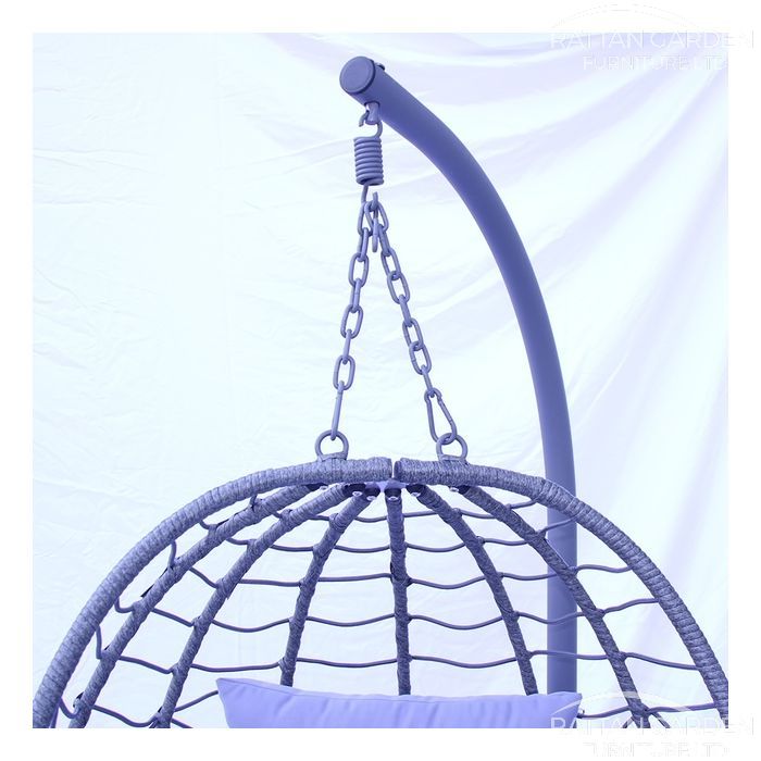 Comfy Deluxe Single Hanging Rattan Egg Chair