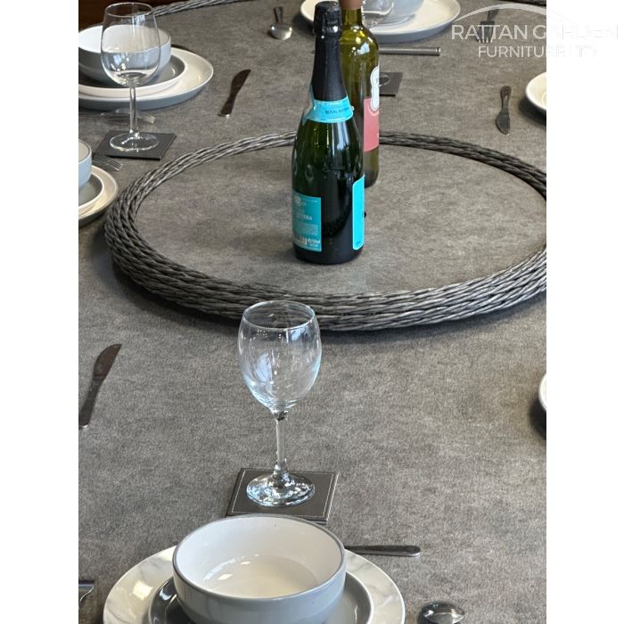 Rattan Serena Atlanta 230cm Oval 8 Seater Dining Set