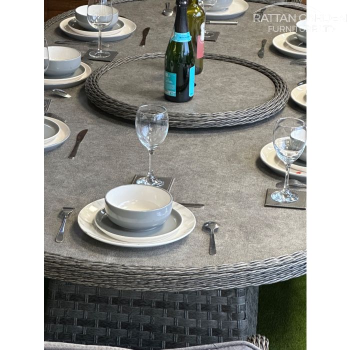 Rattan Serena Vienna 230cm Oval 8 Seater Dining Set