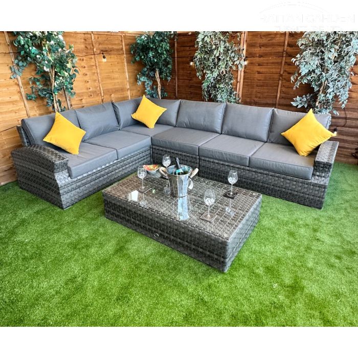 Serena Lisbon Corner Sofa Set with Coffee Table